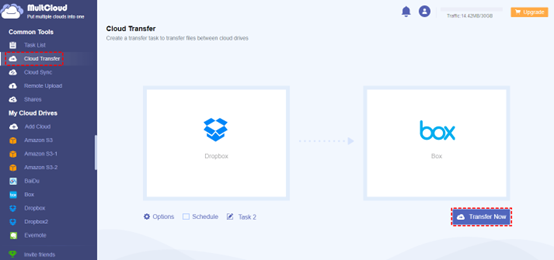 Transferring Files from Dropbox to Box